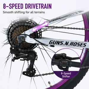 <span class=keywords><strong>Vélo</strong></span> <span class=keywords><strong>de</strong></span> montagne <span class=keywords><strong>de</strong></span> 27,5 pouces, cadre en alliage d'aluminium à suspension arrière, 8 vitesses, <span class=keywords><strong>vélo</strong></span> <span class=keywords><strong>de</strong></span> descente léger avec freins à disque mécaniques - Product Image 5