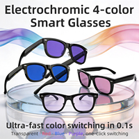 Nouvelles lunettes intelligentes Gv90 Pro Ai, changement de couleur en 0,1 seconde, protection UV400 anti-ultraviolet, traduction IA, appels HD, contrôle de la musique, assistant vocal