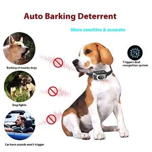 Có thể sạc lại không thấm nước điện sốc đào tạo cổ áo cho chó tùy chỉnh nhựa Vibrator Bark kiểm soát phản xạ chống vỏ cây - Product Image 3