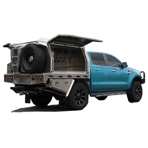 Toldo de Aluminio Premium Personalizado con Recubrimiento en Polvo para Camioneta de Doble Cabina con Portaequipajes Resistente para Transporte Todoterreno y Uso en Exteriores - Product Image 1