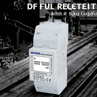 Medidor de Energía Digital Monofásico M230-Modbus MID para Riel DIN, Pantalla LCD, Sistema Solar Fotovoltaico, Precisión Clase 1, Conexión Directa de 10A