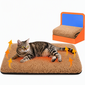 Tapis isolant super doux ZT pour animaux de compagnie, pour chats, chiens, chiots et chatons de petite et moyenne taille, tapis moderne auto-chauffant antidérapant pour animaux de compagnie - Product Image 2