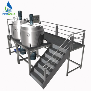 Nhà máy tùy chỉnh 500L chân không emulsification thiết bị 500L thép không gỉ trộn Tank cho mỹ phẩm, sản xuất xà phòng lỏng - Product Image 4