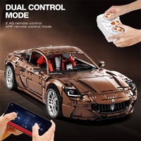 Reobrix 11009 Coche de Carreras, Kit de Construcción de Plástico, 5480 Piezas, Modelo MOC de Coche Deportivo, Bloques de Construcción Educativos para Niños