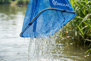 Filet <span class=keywords><strong>de</strong></span> pêche pliable robuste <span class=keywords><strong>de</strong></span> 2m à 4m pour carpes, en maille résistante, avec logo personnalisé, vente en gros - Product Image 6
