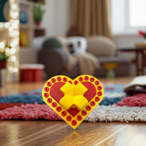 Caja de Plástico con Forma de Corazón para Bromas, Caja Sorpresa Decorativa, Ideal para Regalos de Broma y Cumpleaños - Product Image 1