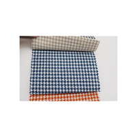 LXCS1511 Prêt en vrac anti-boulochage vérifié 100% Polyester Tissu Dobby Plaid Woven Fabrics Jacquard Fabric