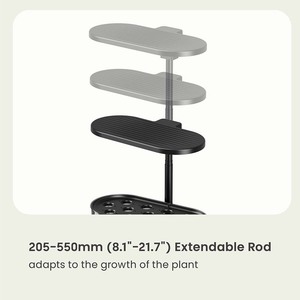 Sistema di Coltivazione Indoor HGS16-1CB con Serbatoio Estraibile, Kit Idroponico per Germinazione Piante Harvest Smart Home, 12 Vasi con <span class=keywords><strong>Luce</strong></span> LED per Crescita - Product Image 2