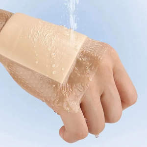 ضمادة إسفنج سيليكون طبية بحواف لاصقة 4 بوصة × 4 بوصة مضادة للماء للعناية بالجروح ضمادة تضميد لجروح المستشفى بعد الرعاية - Product Image 1