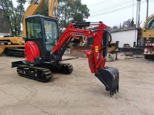 Excellent Condition Yanmar Excavator VIO35 Yanmar Mini Excavator 3.5 Ton with Hydraulic Thumb & Rubber <b>Track</b> Pads - Product Image 3
