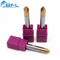 BFL CNC End Mills Tool Carburo 60 Grados Chaflán End Mills Tool Cortador de carburo