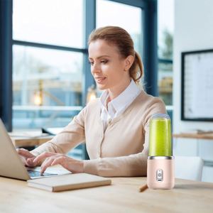 Extracteur de jus de fruits sans fil portable 2026, grande capacité, en verre et plastique PC, pour la maison, pour femmes - Product Image 6