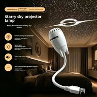 Luz Nocturna de Techo con Proyección de Cielo Estrellado de Alta Definición, Ajustable, Luz Ambiental, Decoración Interior para Automóvil, 5V
