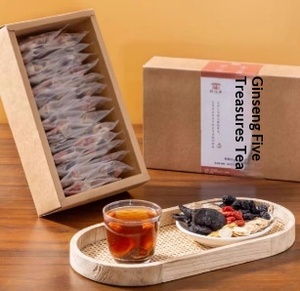 Thé Premium Ginseng Cinq Trésors 200g Sachets <span class=keywords><strong>de</strong></span> Thé X 15 Paquets – Favorise <span class=keywords><strong>l</strong></span>'Énergie Masculine et <span class=keywords><strong>la</strong></span> Récupération Nocturne – Fait Main - Product Image 2