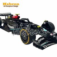 Modèle de voiture de course F1 poli à la main de haute qualité, artisanat métallique, décoration d'intérieur, thème sportif, collection Nouvel An