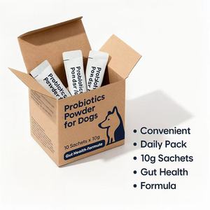 Poudre d'huile de poisson probiotique OME pour chiens et chats - Absorption rapide, soutien immunitaire sûr, santé digestive, cutanée et articulaire - Product Image 4