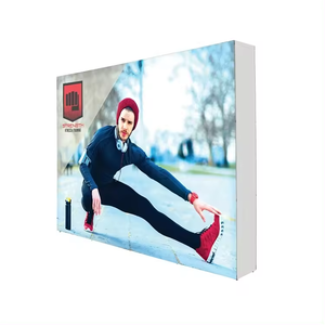 Customized Aluminum Frame LED Backlit Pop up Display Stand Backdrop Portable Reusable Easy Quick Install <b>Advertising</b> <b>Light</b> <b>Box</b> - Product Image 3