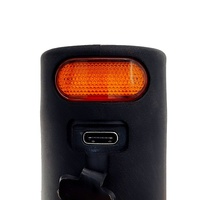 Poignées de signalisation pour trottinette électrique, clignotants pour trottinette et vélo avec télécommande USB sans fil, accessoires pour vélo et trottinette