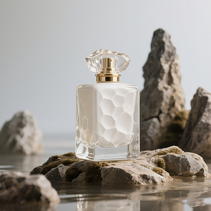 Botellas de pulverizador de niebla fina de Perfume de lujo de nuevo diseño, 30ml, 50ml, 100ml, botellas de Perfume de vidrio transparente, estilo clásico con tapa y spray - Product Image 6