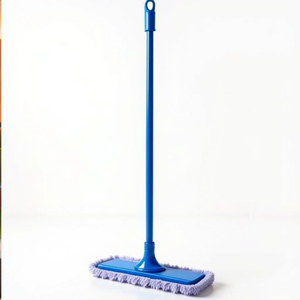 Asta di Pulizia in Plastica Blu 140 Cm Estensibile per Uso con Mop - Product Image 2