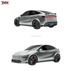 Kit de Carrocería de Fibra de Carbono para Tesla Model Y, Difusor Delantero RZ, Alerón, Capó, Pasos de Rueda, Accesorios para Model Y - Product Image 1