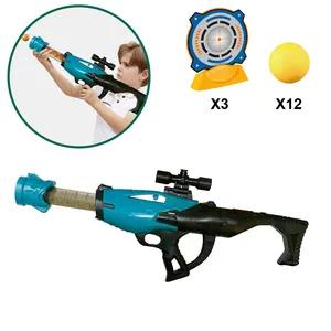 Pistolet à balles en mousse créatif jeu de tir pour enfants avec cible pistolet à balles souples pour enfants