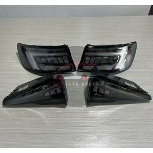 Fanali Posteriori a <span class=keywords><strong>LED</strong></span> Personalizzati per <span class=keywords><strong>Audi</strong></span> <span class=keywords><strong>A4</strong></span> S4 B9.5, Stile Nero Venom Trasparente, Assemblaggio Plug and Play 2017-2019 - Product Image 1