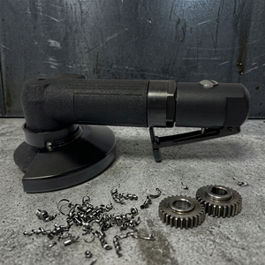 Amoladora Neumática Industrial de Ángulo Recto, Eje M10*1.5, 15000 RPM, Escape Lateral, Herramienta Neumática para Desbarbar Metal - Product Image 1