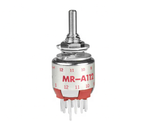Commutatore rotante a 12 posizioni MR-AN112 interruttori NKK <span class=keywords><strong>C</strong></span> materiale plastico con livello IP65 - Product Image 1