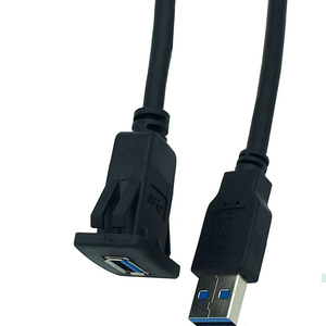 Cable USB 2.0 Macho a Hembra en Ángulo Recto de 90 Grados, Cable USB 2.0 con Transmisión de 480 Mbps - Product Image 4