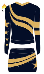 Cheerleading Cheerleading Crop Tops Personnalisé pour Lycéennes Femmes Sportswear pour Entraîneurs Cheerleading Uniformes pour Adultes - Product Image 4