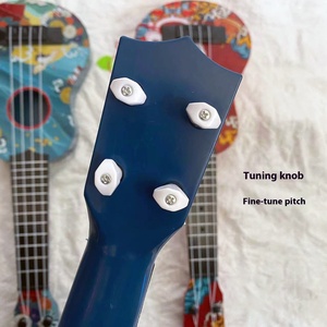 Ukelele para niños, juguetes musicales, cuerdas, guitarra pequeñ<span class=keywords><strong>a</strong></span>, instrumentos educativos Montessori, Juguete musical, aprendizaje, regalo de 3 <span class=keywords><strong>a</strong></span> 6 - Product Image 4