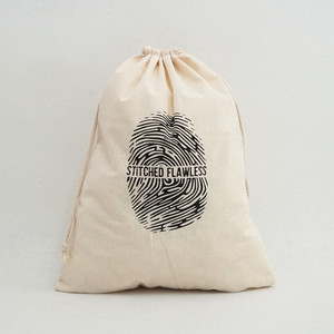Bolsas de Muselina con Cordón de Algodón Orgánico de Alta Calidad, Reciclables, con Logotipo Impreso en Serigrafía, Personalizables - Product Image 4