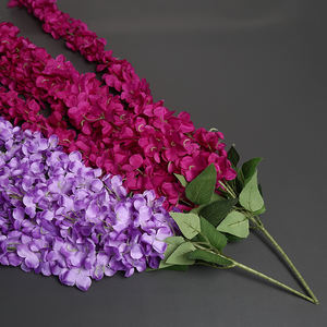 Flores artificiales de alta calidad Wisteria flores vides <span class=keywords><strong>pinturas</strong></span> al óleo decorativas suaves para Acción de Gracias graduación Artificial - Product Image 4
