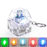 Custom Logo Anime Style Acrylic Keychain with Switch Button Keycaps for Stress Relief