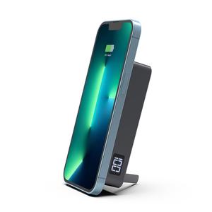 10000mAh Transparent Magnetic Wireless Power Bank with Stand, 15W Fast Charging 22.5W Portable <b>Charger</b> with Tempered Glass - Product Image 2
