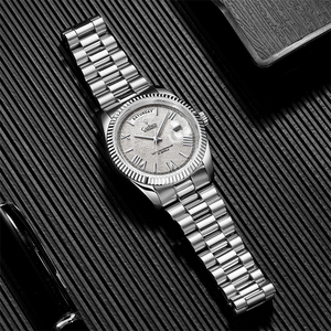 CADISEN C8185 hombres relojes natación 10Bar impermeable tornillo corona Japón Miyota movimiento reloj mecánico nueva versión reloj de pulsera - Product Image 3