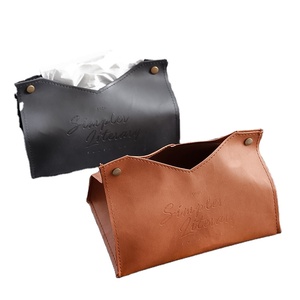 Hộp Đựng Khăn Giấy Bằng Da <span class=keywords><strong>Pu</strong></span> Phong Cách Bắc Âu Chất Lượng Cao Hộp Đựng Khăn Giấy Bằng Da Cho Phòng Khách - Product Image 1