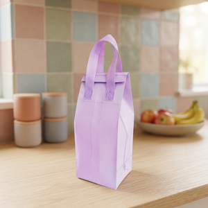 Thermal Insulated Cooler Bag Promotional Waterproof Letter Pattern Food Storage with Aluminum Foil Lining - Product Image 3