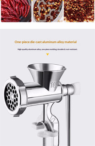 เครื่องบดอาหารแบบใช้มือสำหรับบดเนื้อ ผัก และเครื่องเทศ - Product Image 5