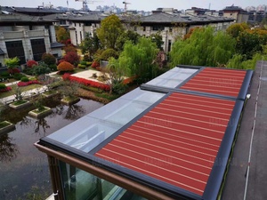 <span class=keywords><strong>Toldo</strong></span> Retráctil Automático <span class=keywords><strong>Horizontal</strong></span> para Exteriores, para Terrazas de Cristal, Protección Solar - Product Image 3