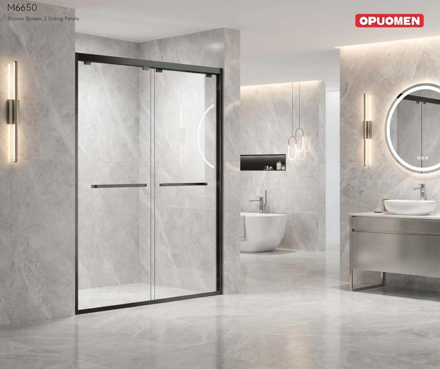 Australian Standard Watermark Hot Sale Factory Price 6/8/10mm Glass Sliding Shower Enclosure