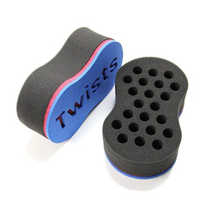 2025 Hot Sale Hair Curl <strong>Twist</strong> <strong>Sponge</strong> 8 Shape with Holes Men's Hair <strong>Twist</strong> <strong>Sponge</strong> - Product Image 1