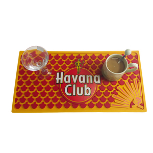 Custom 3D Logo Food Grade Silicone Bar Runner Mat Raised <b>Edge</b> Waterproof Bar Spill Mat for Brand Merchandise - Product Image 4