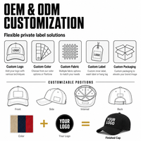 Casquette de camping en nylon imperméable perforée au laser, séchage rapide, 5 panneaux, impression personnalisée sur le devant, légère, unisexe, pour la randonnée et le camping en plein air