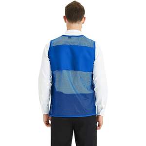 Toptie เสื้อกั๊กตาข่ายอาสาสมัครสำหรับผู้ใหญ่เสื้อกั๊กทีมซูเปอร์มาร์เก็ตพร้อมกระเป๋าชุดยูนิฟอร์ม5ชิ้น - Product Image 2