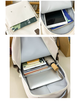 Sac à dos léger et imperméable pour adolescents et étudiants, sac d'école multi-poches, sac à dos décontracté pour garçons et filles