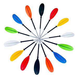 Remo de Barco de Aleación de Aluminio de Múltiples Colores, Flotante, Ligero, Desmontable y Ajustable, <span class=keywords><strong>Remos</strong></span> de Alta Resistencia para Kayak - Product Image 1