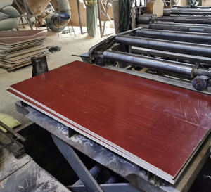 خشب رقائقي مغطى بطبقة فيلم بني اللون مقاس 4×8 قدم |   ألواح خشب الحور 12-21 مم لقوالب الخرسانة ومشاريع البناء - Product Image 3