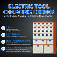 Armoire de charge et de stockage d'outils électriques dédiée aux entreprises minières, gestion intelligente, recharge en libre-service, contrôle de la consommation d'énergie
